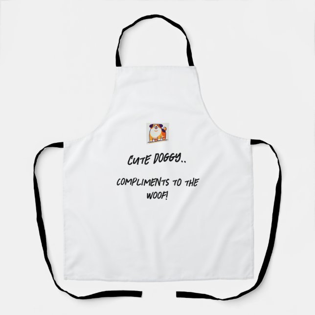 Delantal Cute Doggy Apron (Anverso)