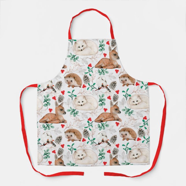 Delantal Cute Forest Critters Apron (Anverso)