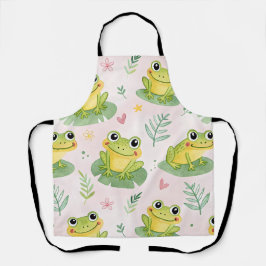 Delantal Cute frogs Pattern