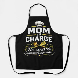 Delantal Cute Fun mom  Gift  Apron