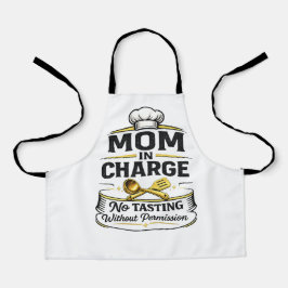 Delantal Cute Fun mom  Gift  Apron