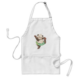 Delantal Cute Funny Panda Ballerina Apron