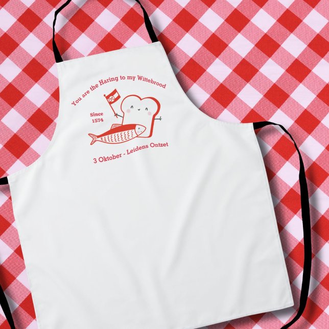 Delantal Cute Haring en Wittebrood Leidens ontzet rood con (Subido por el creador)
