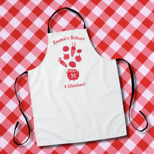 Delantal Cute Hutspot 3 de octubre Leidens ontzet rood con