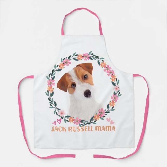 Delantal Cute Jack Russell Terrier - Jack Russell Mama (Anverso)