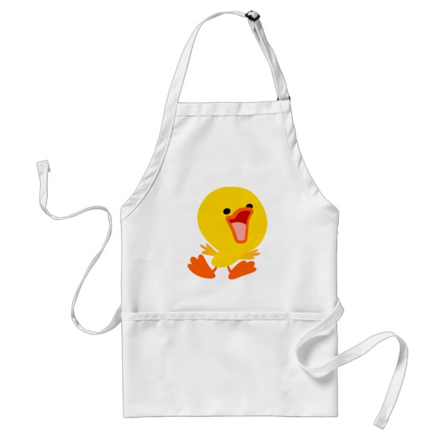 Delantal Cute Joyous Personalizado Duckling Apron (Frente)