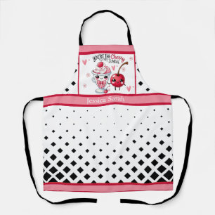 Delantal Cute Kawaii Cherry Sundae