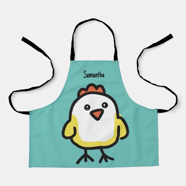 Delantal Cute Kawaii Chicken (Anverso)