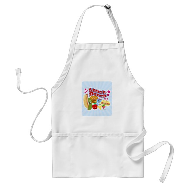 Delantal Cute Kawaii Lunch Bunch (Frente)