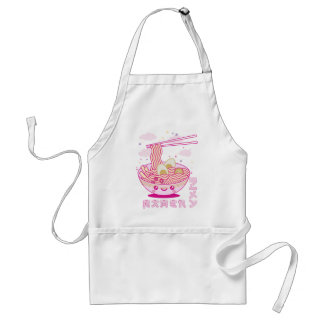 Delantal Cute Kawaii Ramen Noodles Anime Chicas de Ramen, a