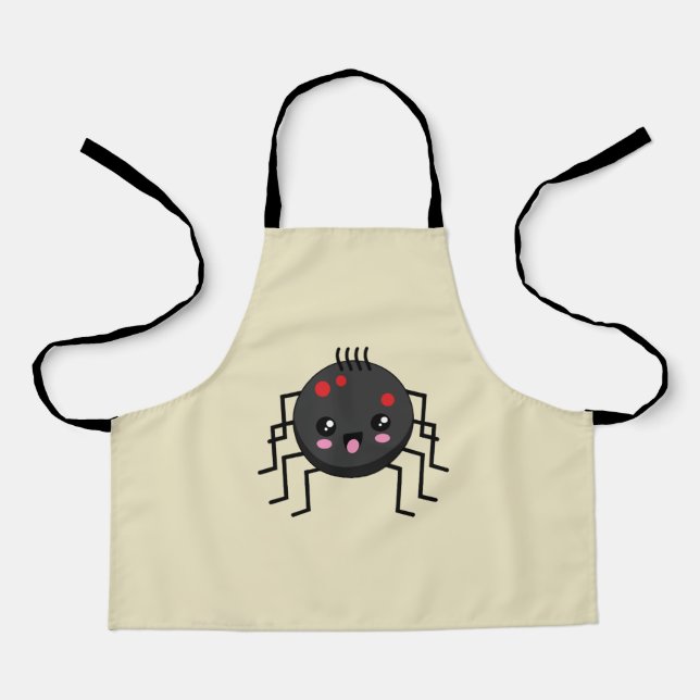 Delantal Cute Kawaii Spider (Anverso)