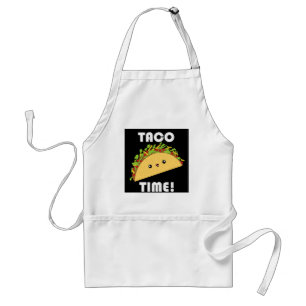 Delantal ¡Cute kawaii Taco Time!Delantal