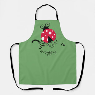 Delantal Cute Lady Bug Cocina personalizada Apron