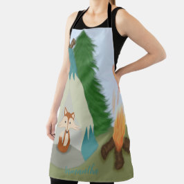 Delantal Cute Lone Fox