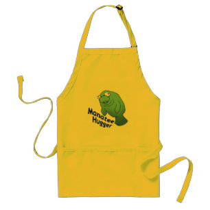 Delantal Cute Manatee Hugger Personalizado Animal
