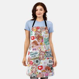 Delantal Cute Motivational – Positive Quote Kawaii 