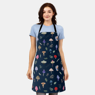 Delantal Cute Mushroom Pattern Apron de estilo moderno y mo