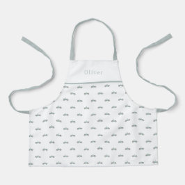 Delantal Cute Personalised Car Pattern Apron