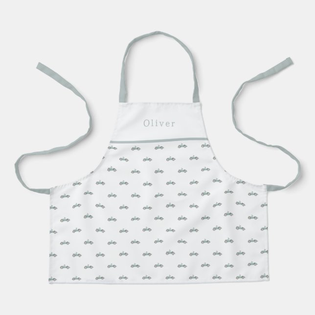 Delantal Cute Personalised Car Pattern Apron (Anverso)