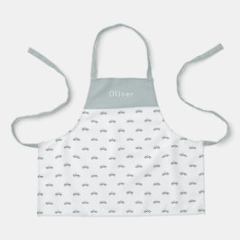 Delantal Cute Personalised Car Pattern Apron