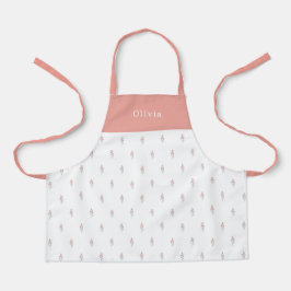 Delantal Cute Personalised Floral Botanical Pattern Apron