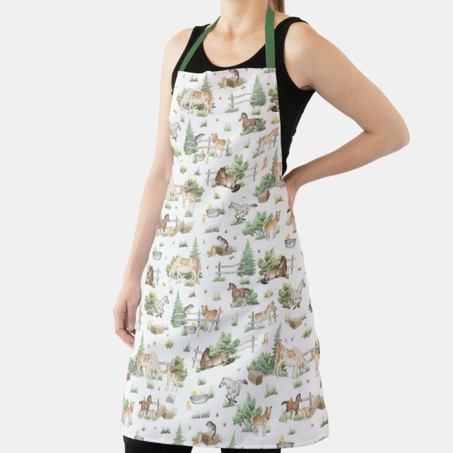 Delantal Cute Ponies (in situ)