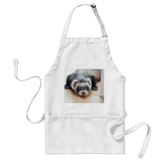 Delantal Cute Sable Ferret (Frente)