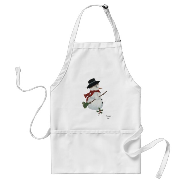 Delantal Cute Snowman Apron (Frente)