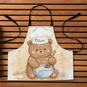 Delantal Cute Teddy Bear Chef