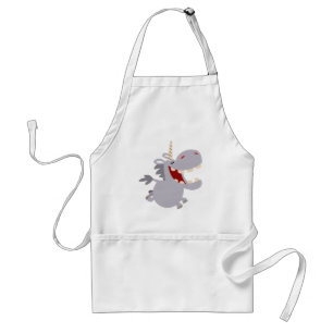 Delantal Cute Toothy Personalizado Unicorn Apron
