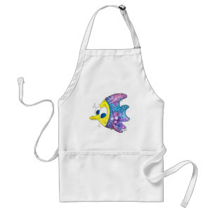 Delantal Cute Whimsical Colorous Fish