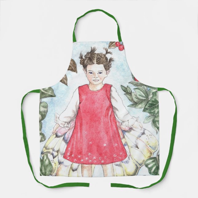 Delantal Cute Winter Fairy Apron (Anverso)