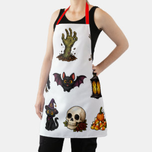 Delantal Cute y espeluznantes pegatinas de Halloween – Cala