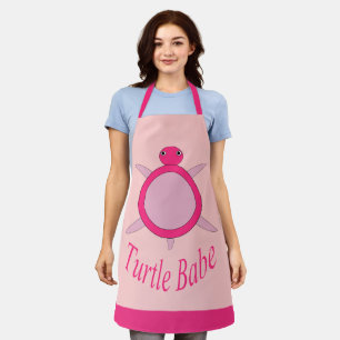 Delantal Cutícula de tortuga rosa