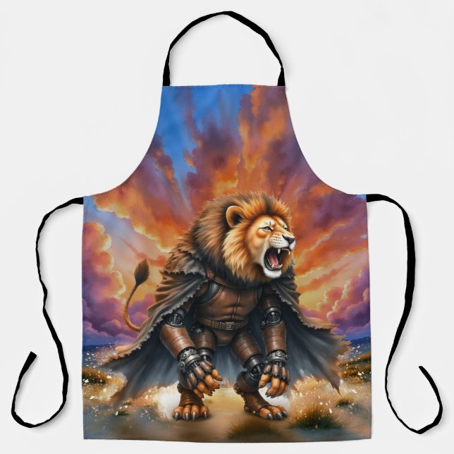 Delantal Cyber Lion of the Wastelands  (Anverso)