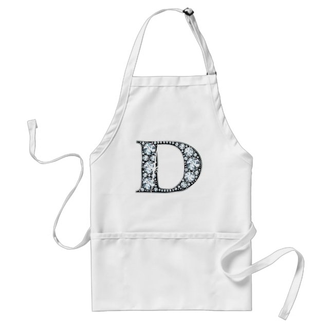 Delantal "D" Diamond Bling Apron (Frente)