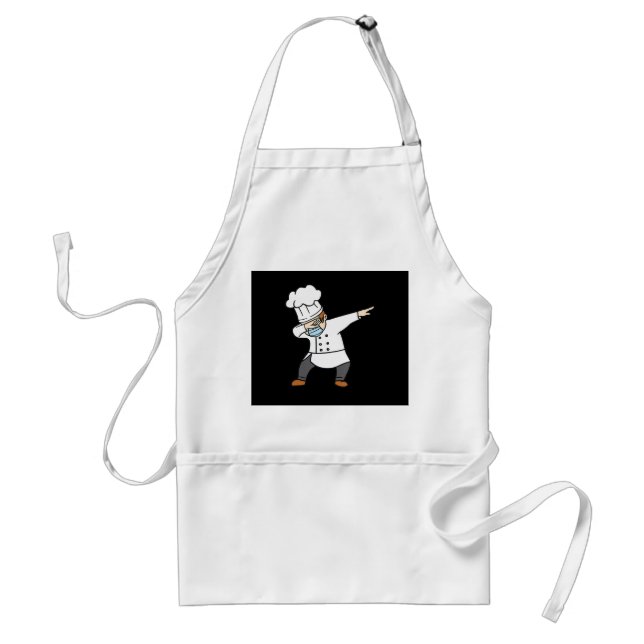 Delantal Dabbing Pizza Chef Baker Pizzabaker Dab regalo de  (Frente)