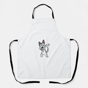 Delantal Dabbing Siberian Husky T-Shirt Husky niños disfraz