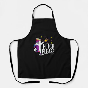 Delantal Dabbing Unicorn Softball T Shirt Dab Soft Ball Gea