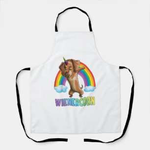 Delantal Dabbing Weinercorn Dachshund Halloween Funny Dab D