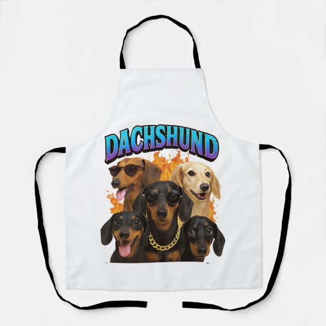 Delantal Dachshund (Anverso)