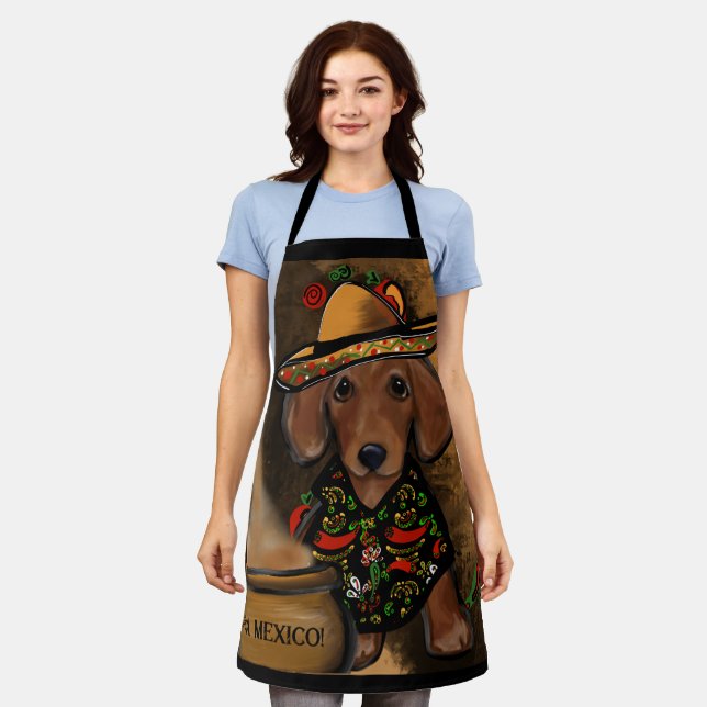 Delantal Dachshund (Gastado)