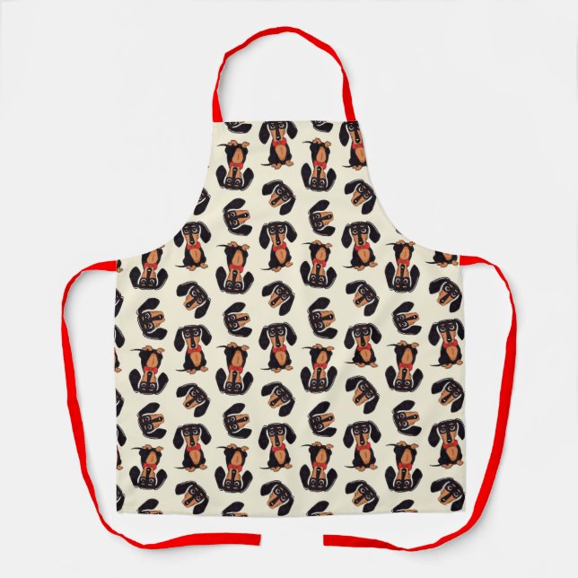 Delantal Dachshund Apron (Anverso)