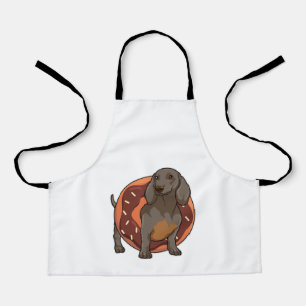Delantal Dachshund con Donut