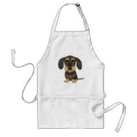 Dachshund de cabello alambrado| Perro de caricatur