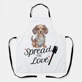 Delantal Dachshund Difundió El Amor