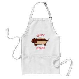 Delantal Dachshund Hot Dog Apron