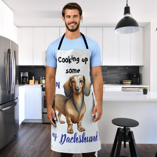 Delantal Dachshund Marrón Mascota