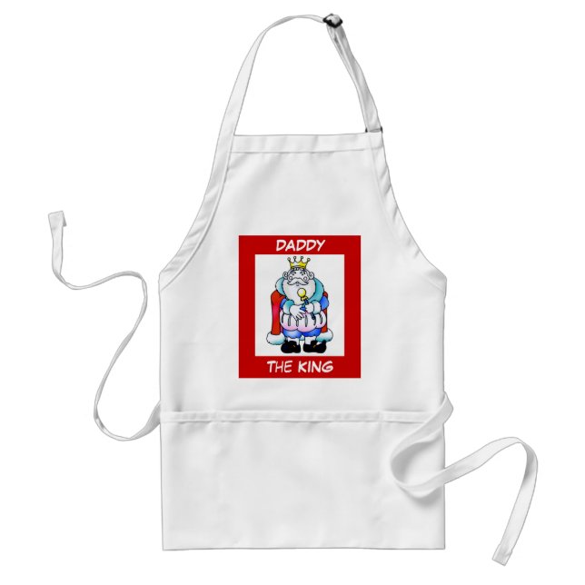 Delantal DADDY el rey Apron (Frente)