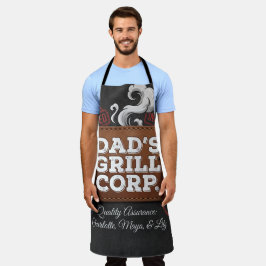 Delantal Dad's Grill Corp. Personalizado